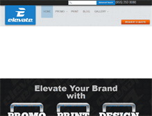 Tablet Screenshot of elevatepromo.com